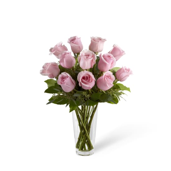 The Long Stem Pink Rose Bouquet by FTD